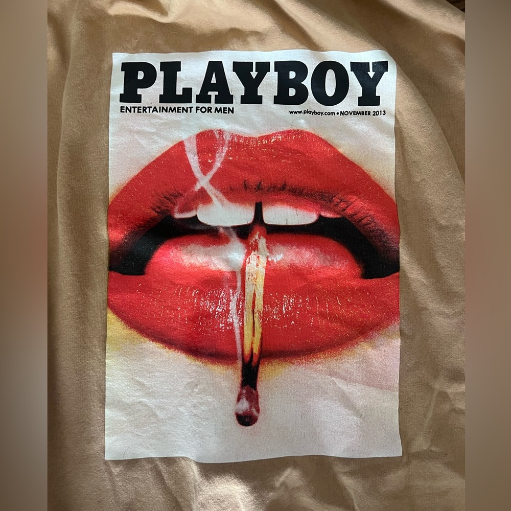 Playboy x Missguided Oversized Hoodie Sweatshirt